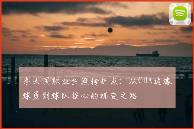 李大国职业生涯转折点：从CBA边缘球员到球队核心的蜕变之路