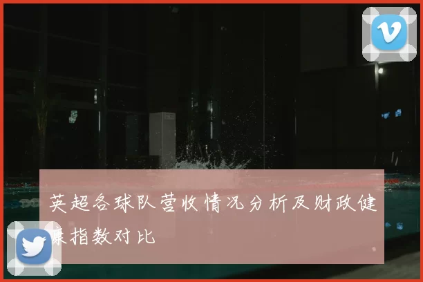英超各球队营收情况分析及财政健康指数对比