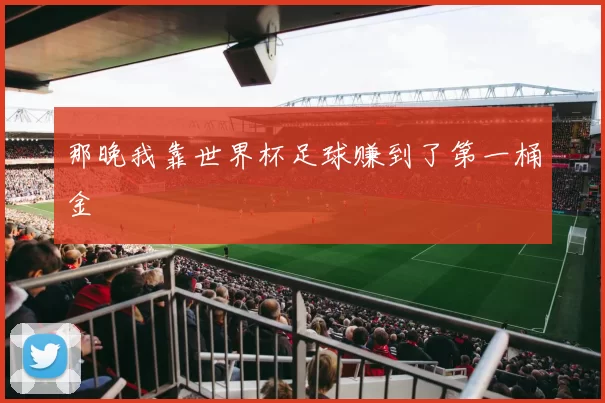 那晚我靠世界杯足球赚到了第一桶金